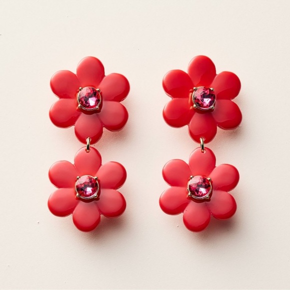 kate spade Jewelry - Kate Spade New York x Target Floral Linear Earrings -